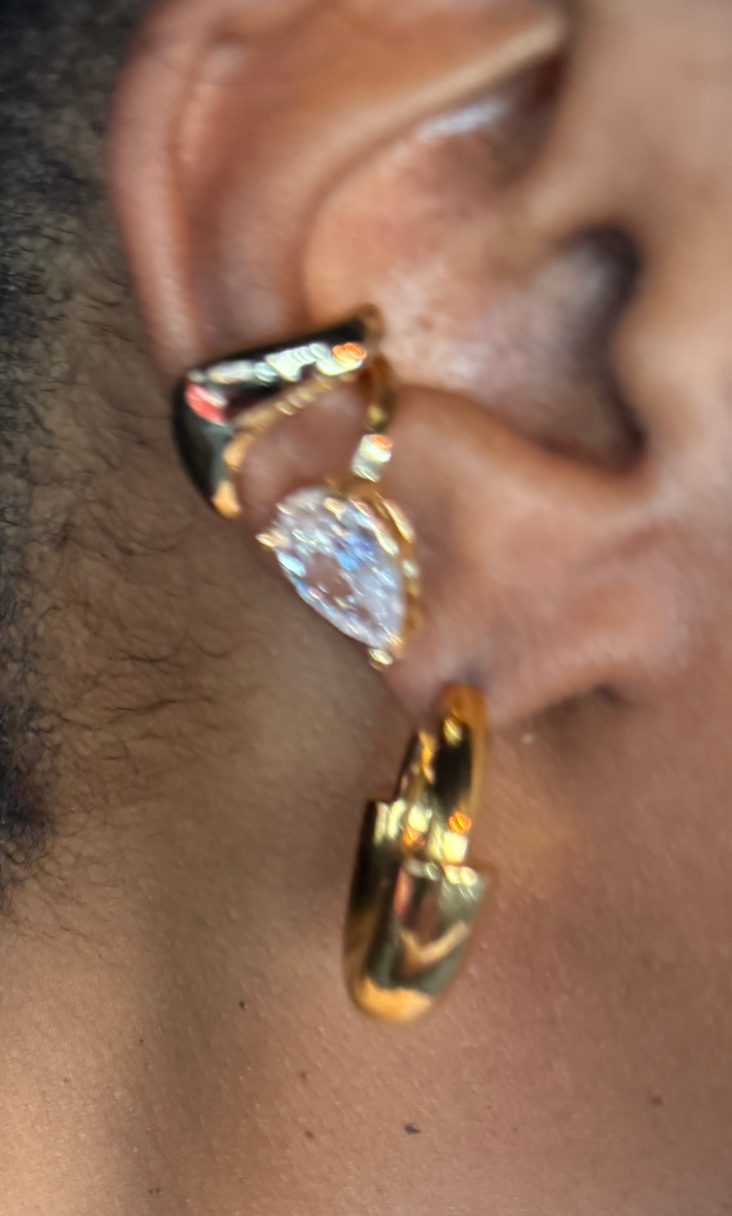 90’s baby hoops (Gold) PREORDER