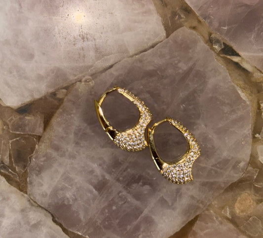 “Celeste” Hoops (gold) PRE ORDER