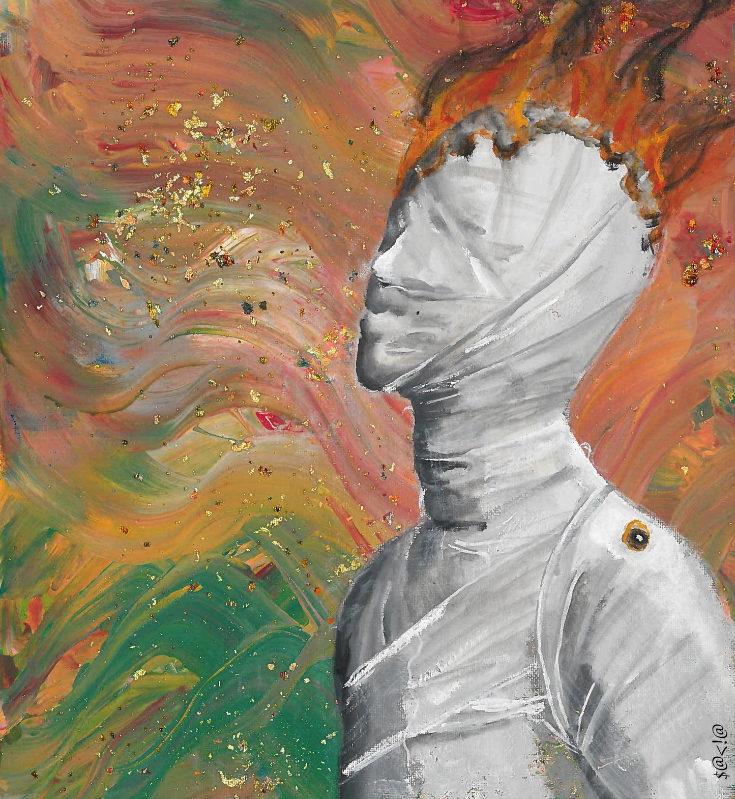 11x14 Numbness is comforting ORIGINAL PAINTING