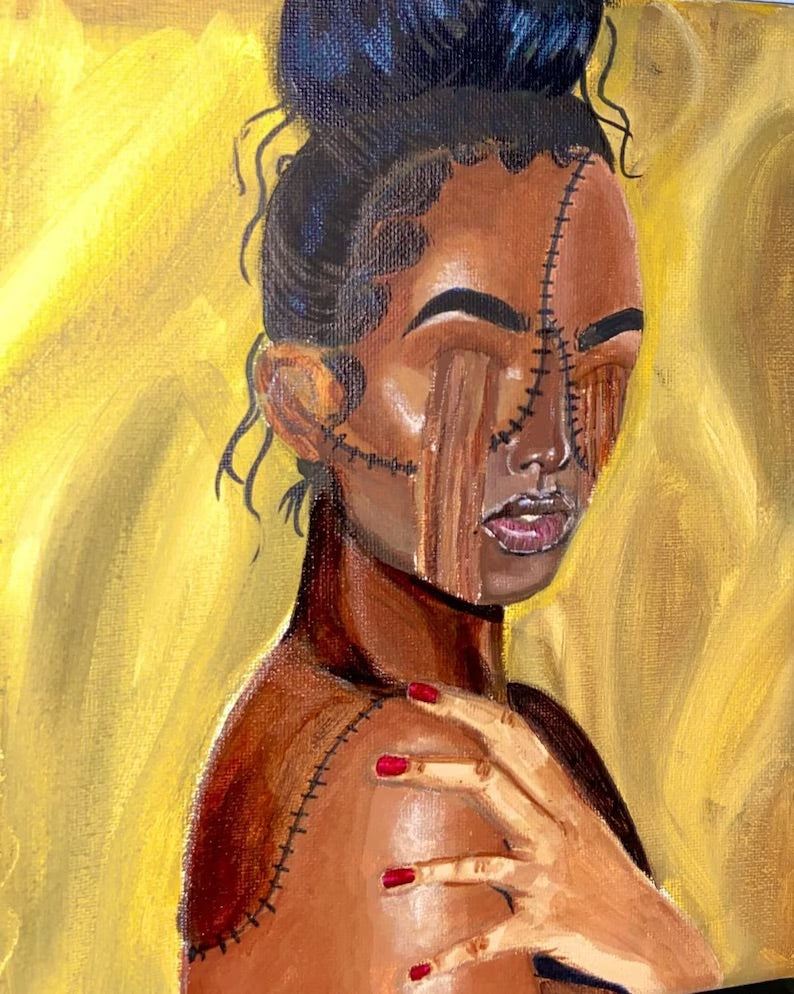 Pieces of me original painting