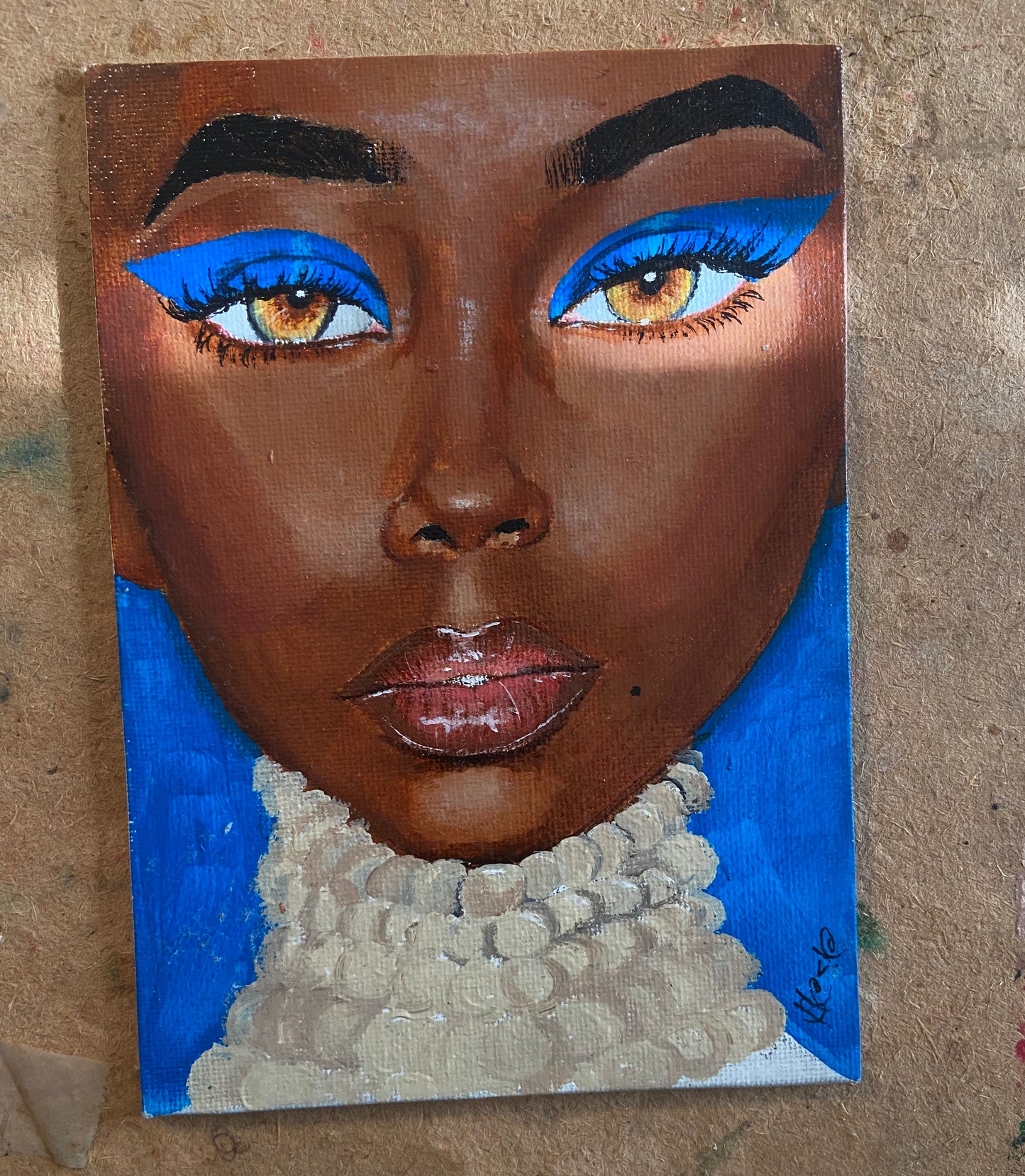 4x6 small acrylic painting