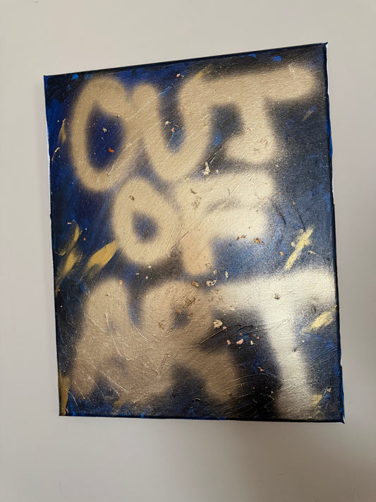 Out of Art 16x20 acrylic painting