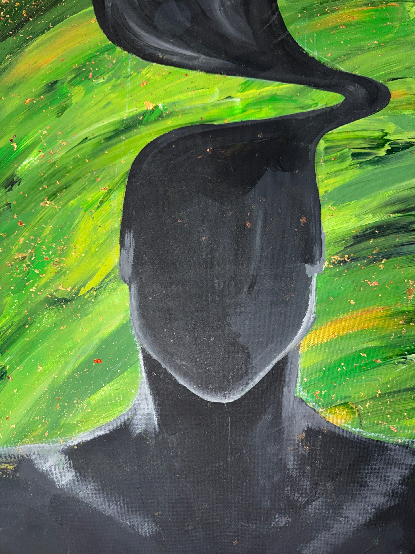 Unfinished 16x20 acrylic
