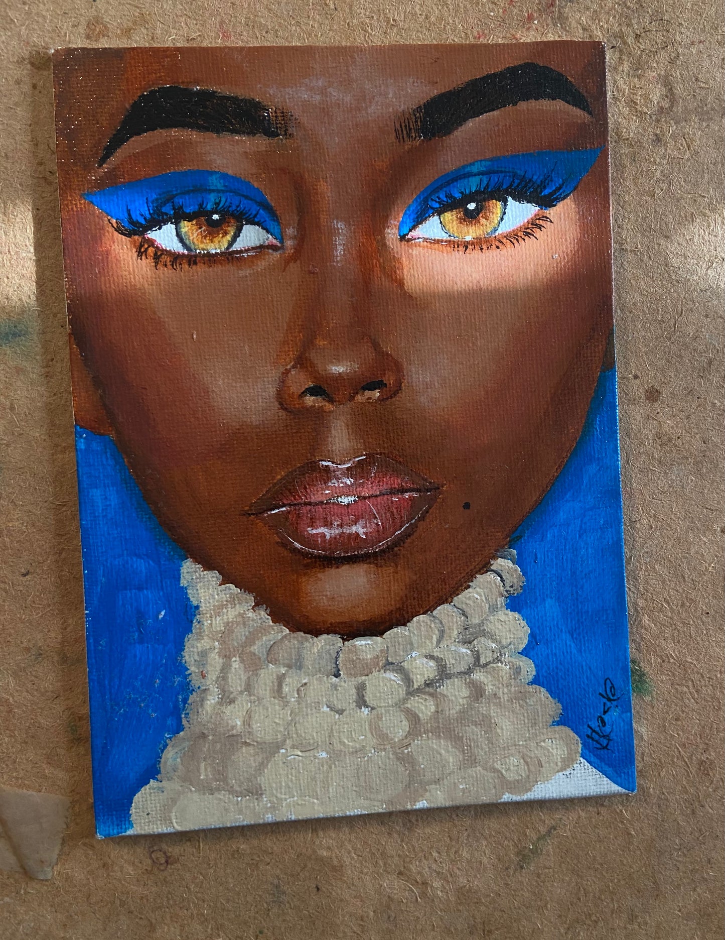 4x6 small acrylic painting