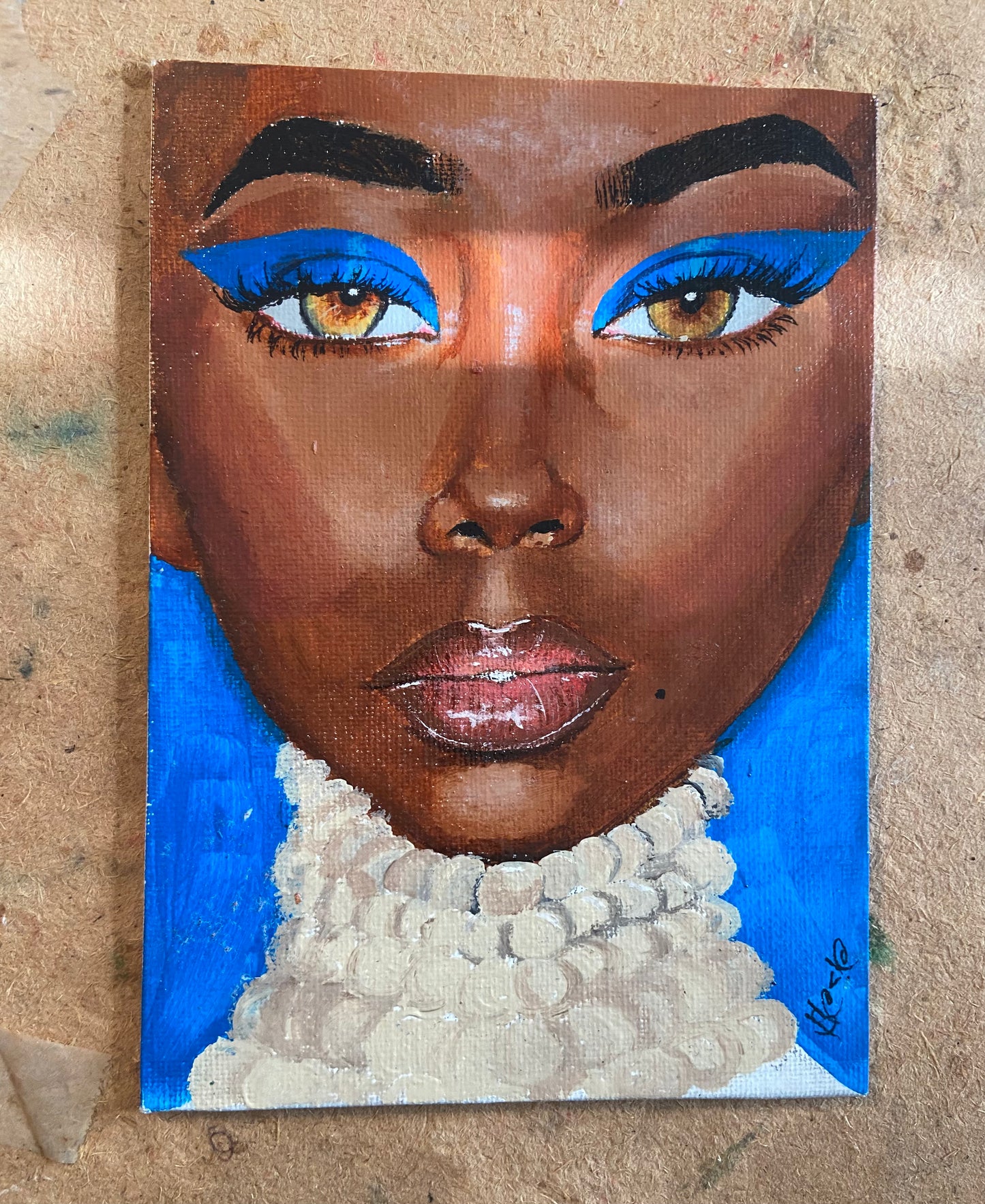 4x6 small acrylic painting