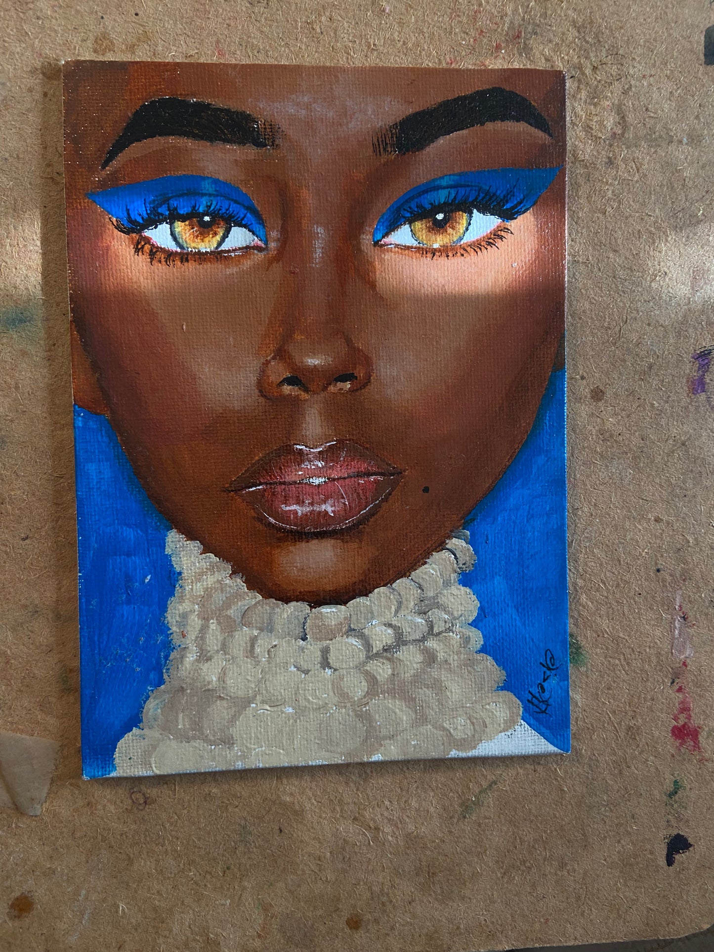 4x6 small acrylic painting